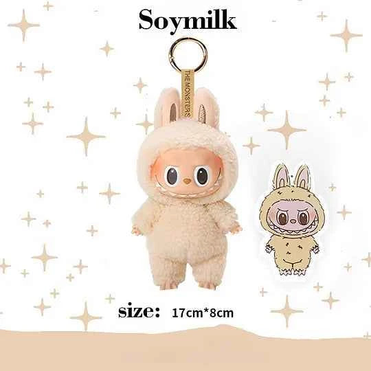 Original Popmart Labubu V1 V2 V3 The Monsters Macaron Have A Seat Big Into Energy Series Blind Box Vinyl Plush Doll Pendant