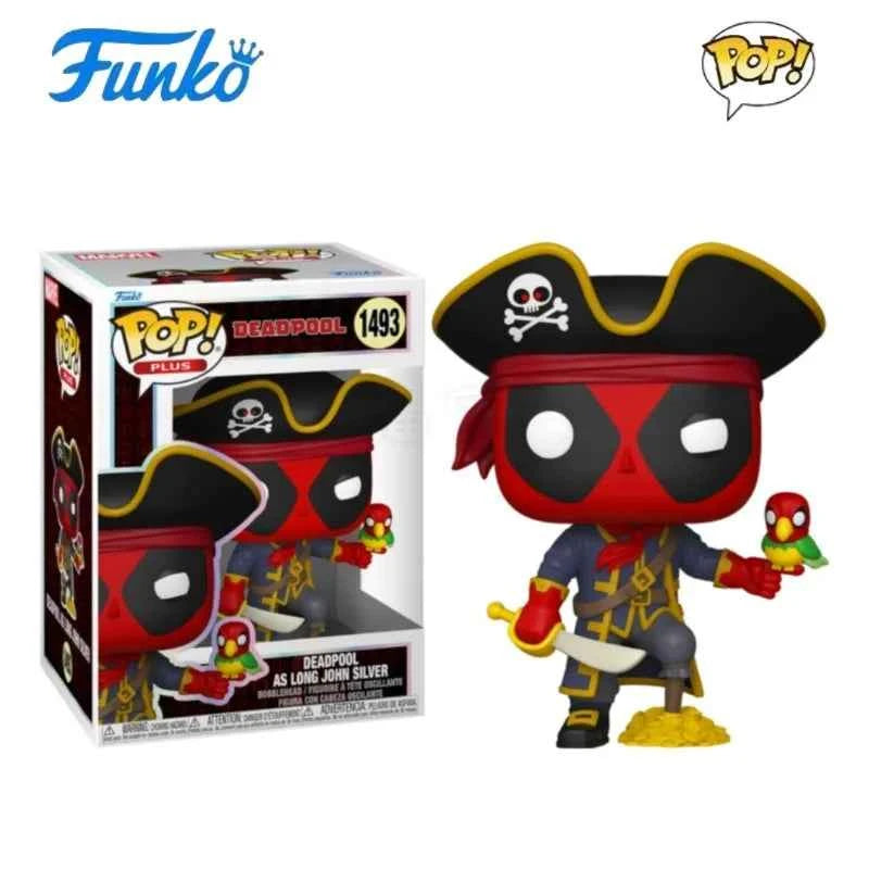 Funko POP Original Deadpool Anime Figure Deadpool Plays Jacob Marley Action Figure Toys for Boys Girls Kids Gift