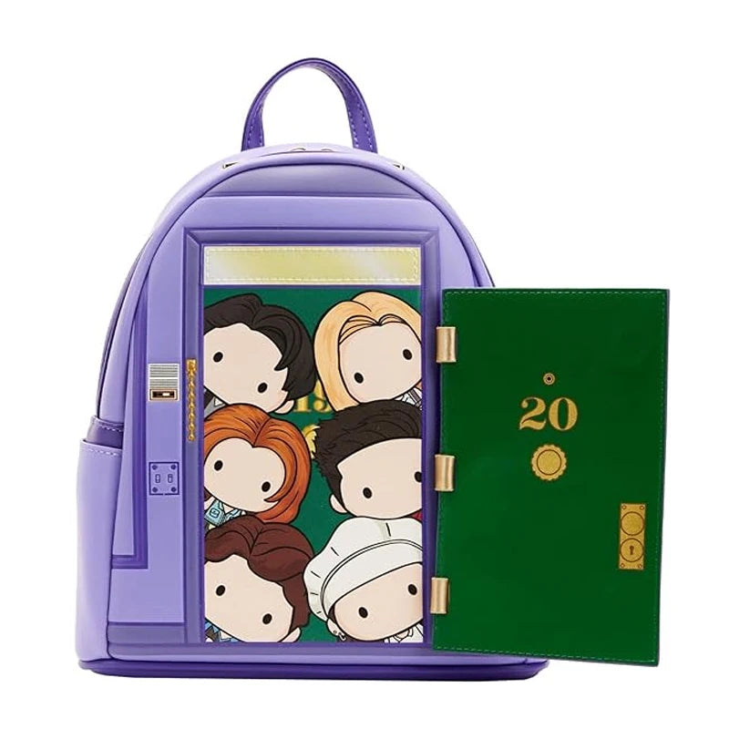 New Loungefly Disney Beauty and The Beast Belle Stained Glass Portrait Mini Backpack Wallet