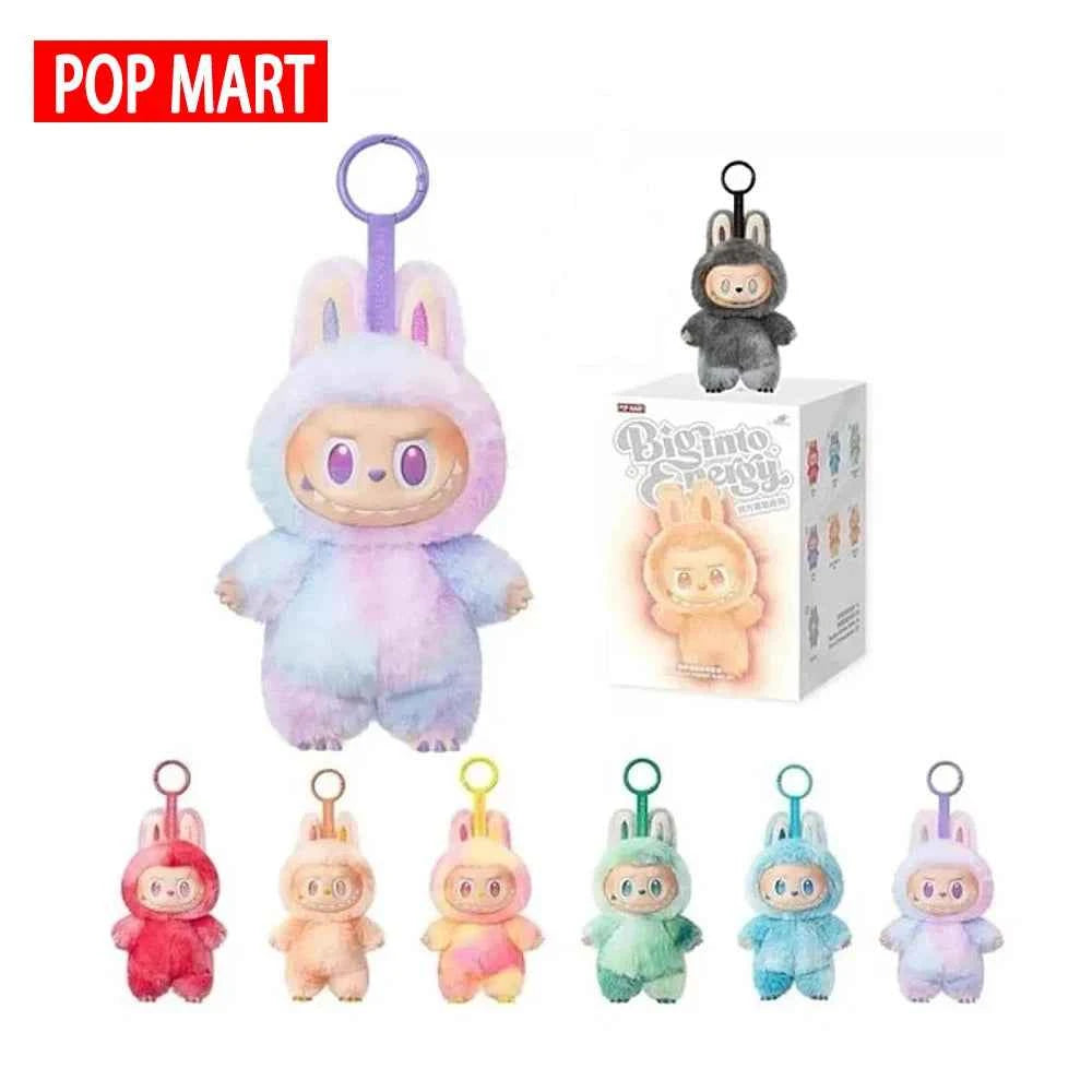 1Set/6PCS Labubu plush doll - 100% genuine, Macaron color, It's the perfect gift for children, family and friends.