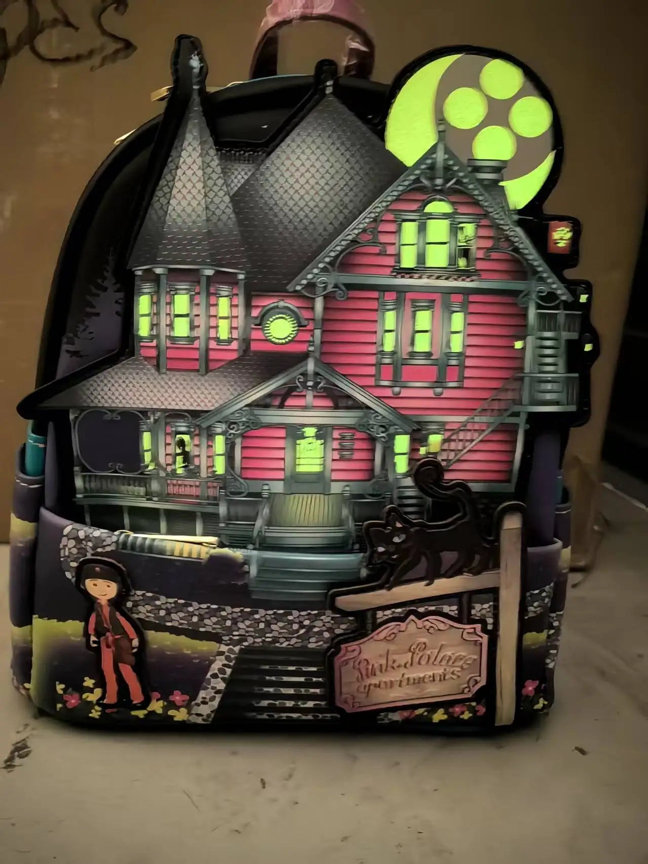 New Loungefly Disney The Aristocats Sleeping Marie Toulouse Berlioz Mini Backpack Student Bag Girl Gifts Cute Children Backpack