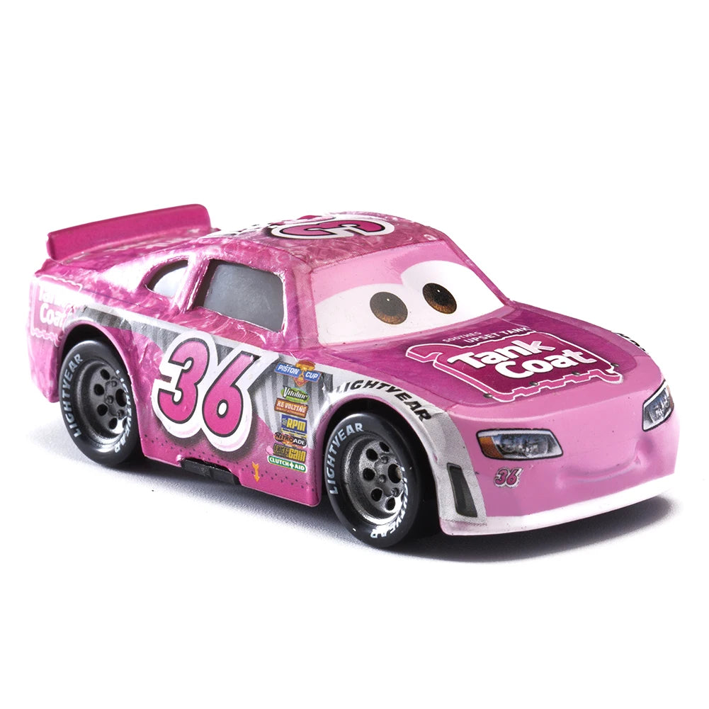 Cars Disney Pixar Cars Lightning McQueen Mater Jackson Storm The King Mater 1:55 Metal Alloy Car Toy Model Toys Children Gifts