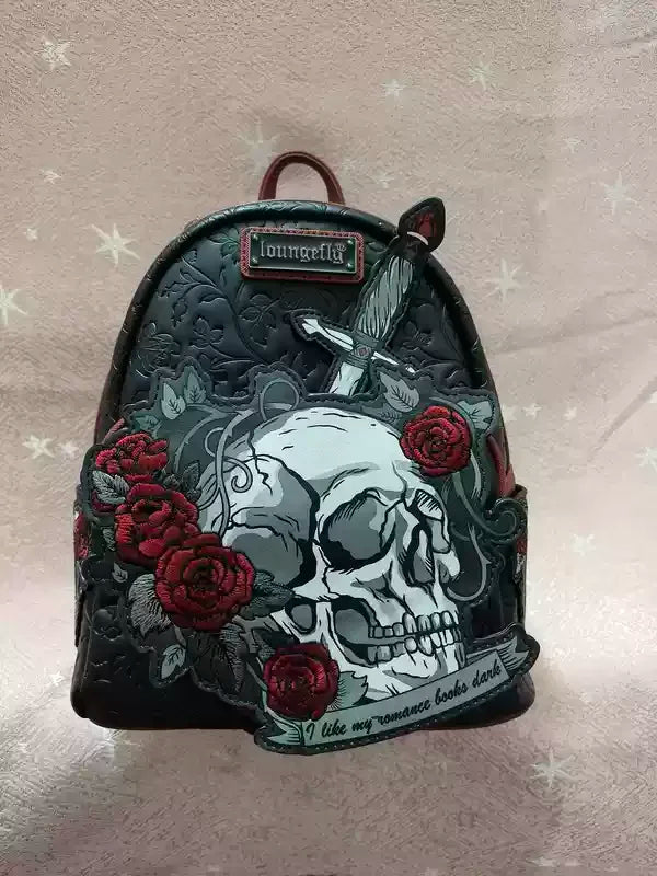 Hot Loungefly Backpack Printed Backpack For Boys And Girls Travel Photography Backpack Fashion Anime Cartoon Mini Backpack