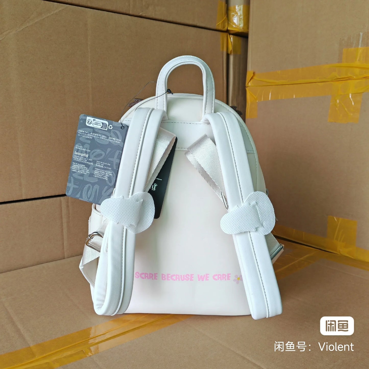 Loungefly Pixar Monsters Mike & Sulley Mini Backpack - Cute Side Bag For Women Teen Girl Accessory Gift