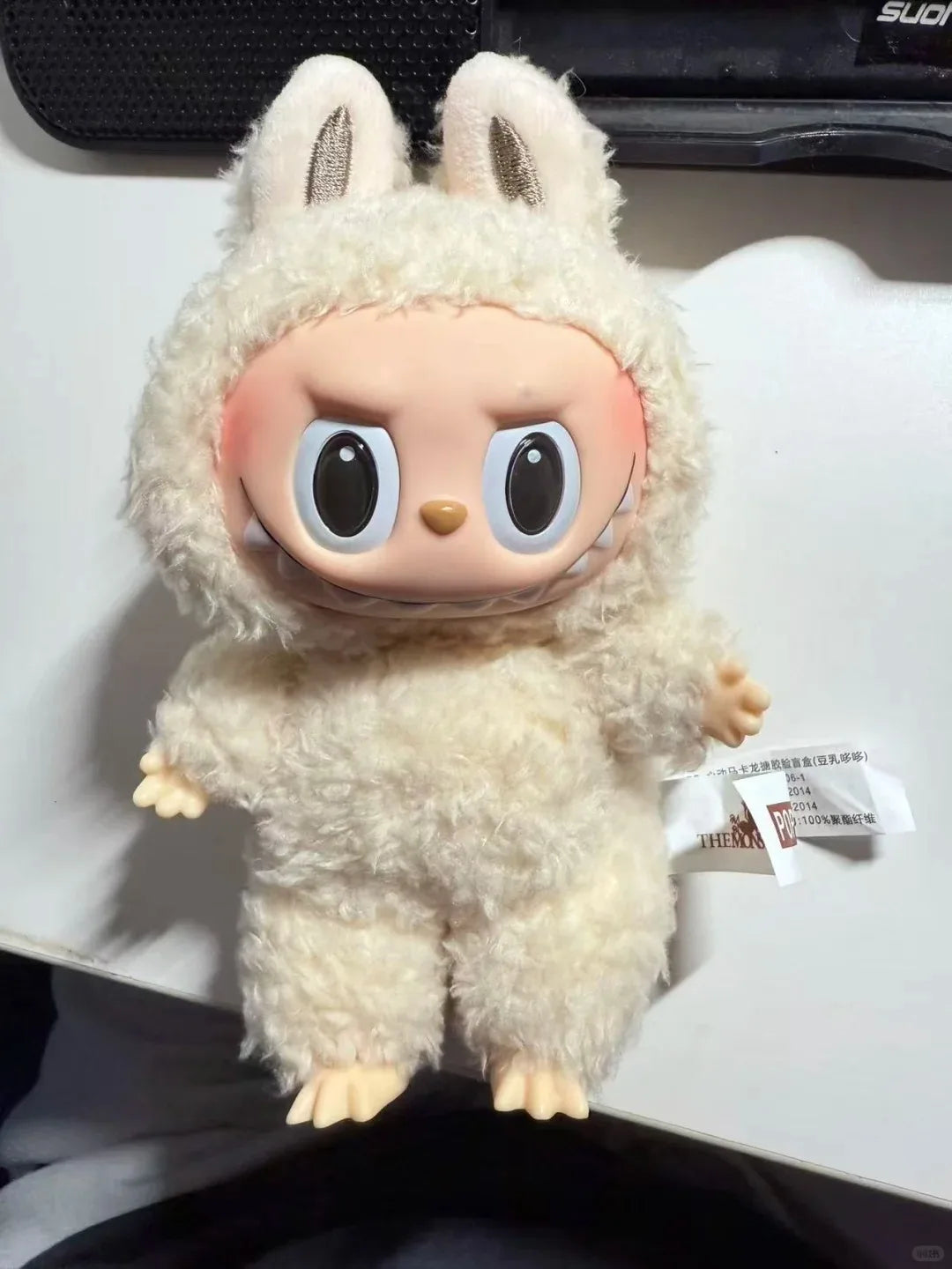 Original Popmart Labubu V1 V2 V3 The Monsters Macaron Have A Seat Big Into Energy Series Blind Box Vinyl Plush Doll Pendant