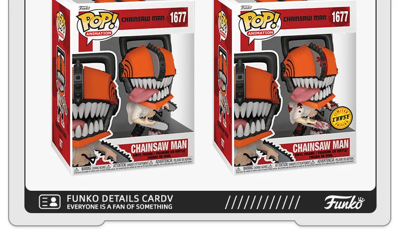 Chainsaw Man 1667 Figures Funko Pop (Chase Variants)Vinyl Figure Collectible Limited Edition Desktop Decoration Model Toy Gift