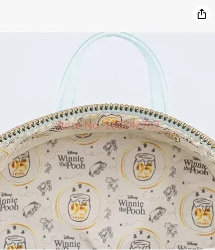 Stock Loungefly Disney Winnie The Poof 95th Anniversay Celebration Toss Womens Double Strap Shoulder Bag Purse Cute Backpack