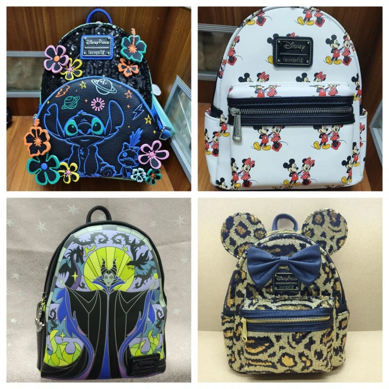 Hot Loungefly Backpack Printed Backpack For Boys And Girls Travel Photography Backpack Fashion Anime Cartoon Mini Backpack