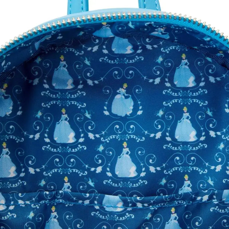 Disney Loungefly Cinderella Princess Backpack - Lens Effect Daypack, Girl'S Fashionable School Bag Collectible Gift