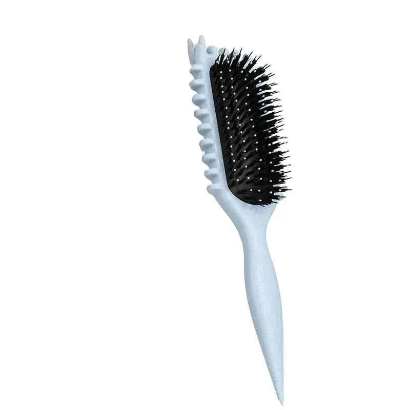 Salon Styling Curly Hair Styling Brush Curl Hair Brush for Combing and Shaping Men's and Women's Curls Reduce Pulling Tools