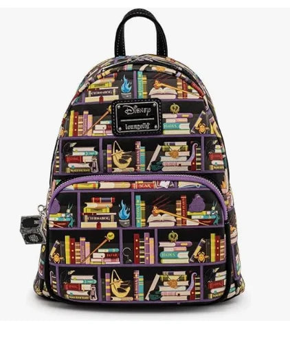 Disney Loungefly Stitch Mickey Mouse Sleeping Curse Pixar Up Double Strap Shoulder Bag Purse School Backpack Backpack kids Gifts