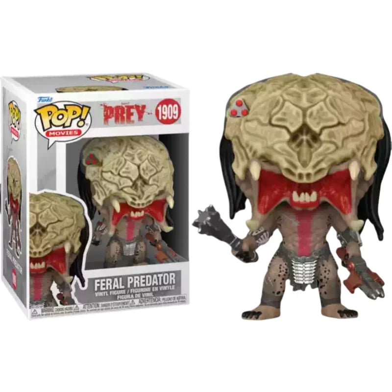 Genuine Funko Pop Prey Feral Predator Action Anime Figurines Doll Naru Noctilucent Statue Doll Decor Global Limited Collect Toy