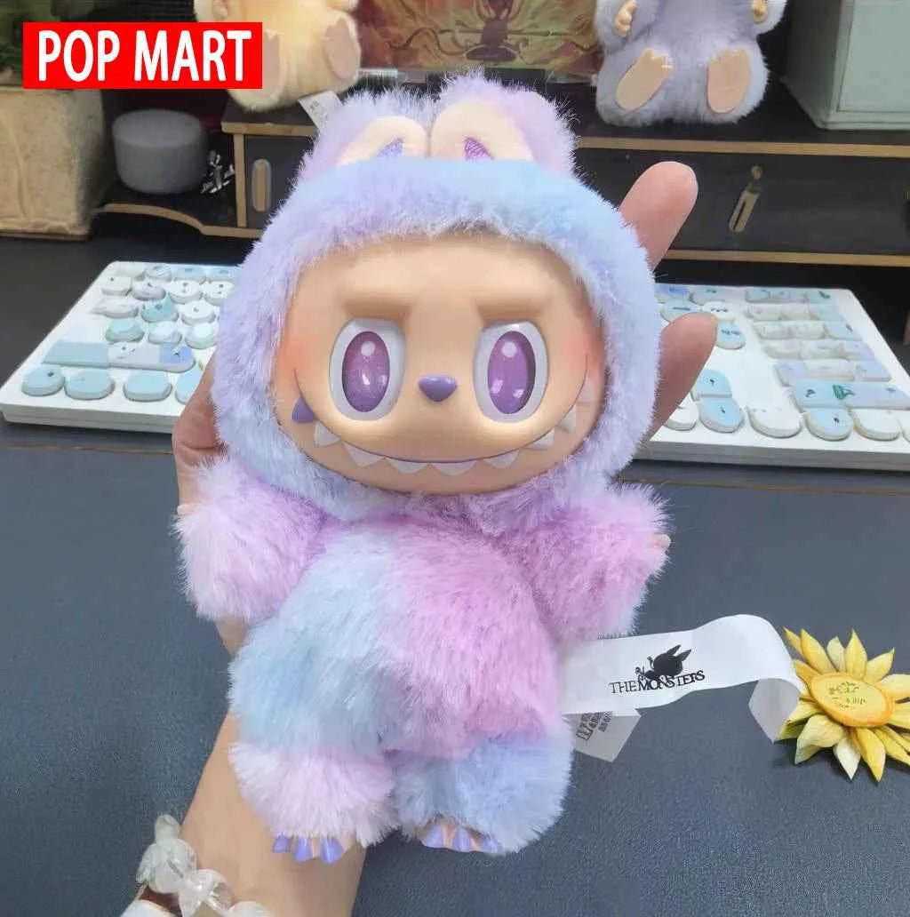 1Set/6PCS Labubu plush doll - 100% genuine, Macaron color, It's the perfect gift for children, family and friends.