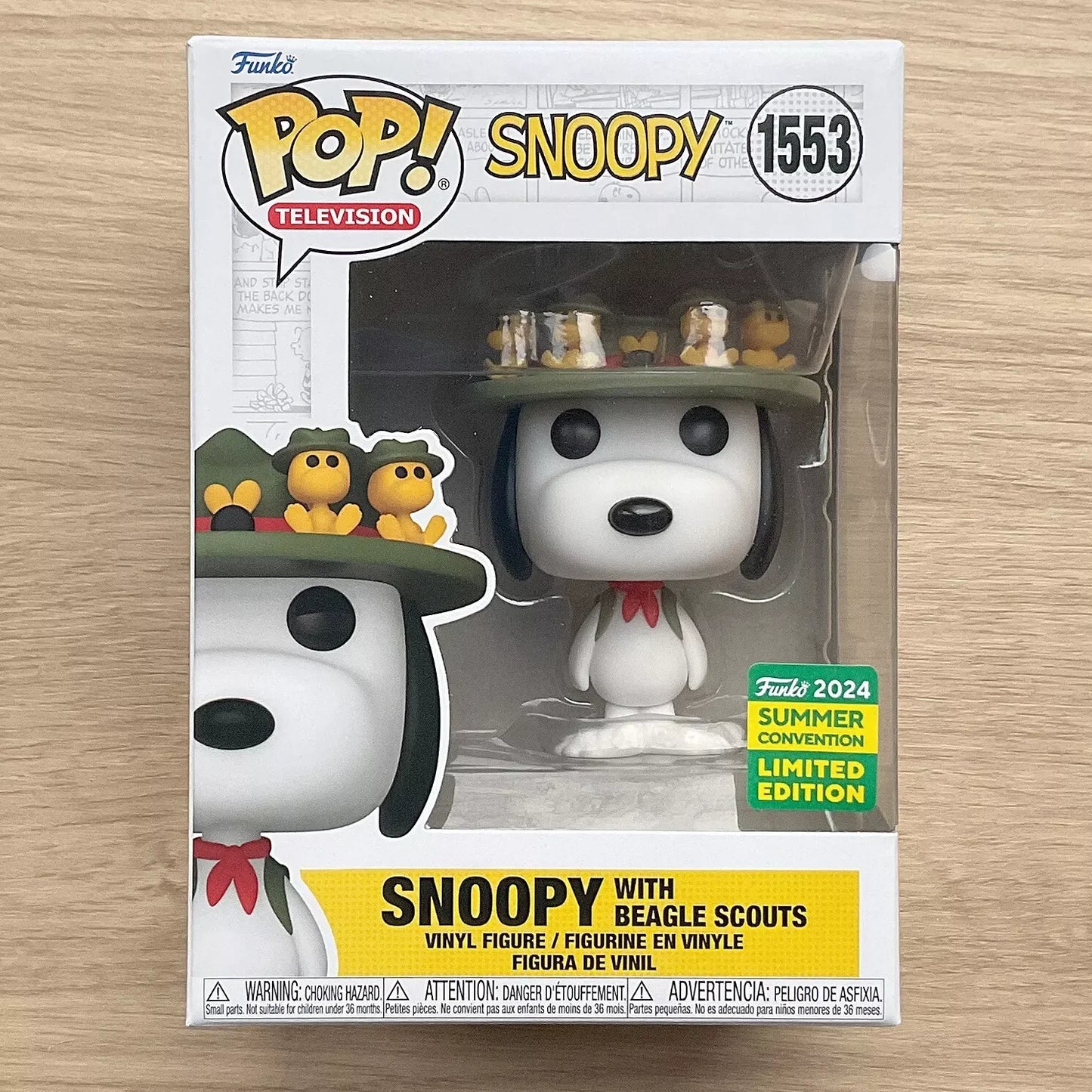 Funko Pop Anime Figure Snoopy with Beagle Scouts Vinyl Figures 3.75 inches Model Toy Collectible Limited Edition Figures Gift