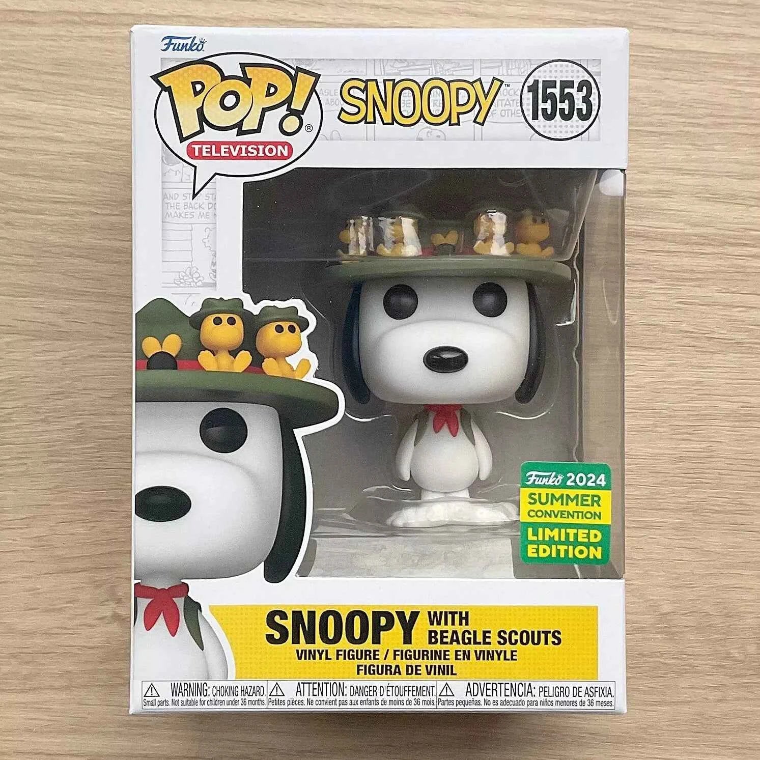 Funko Pop Anime Figure Snoopy with Beagle Scouts Vinyl Figures 3.75 inches Model Toy Collectible Limited Edition Figures Gift