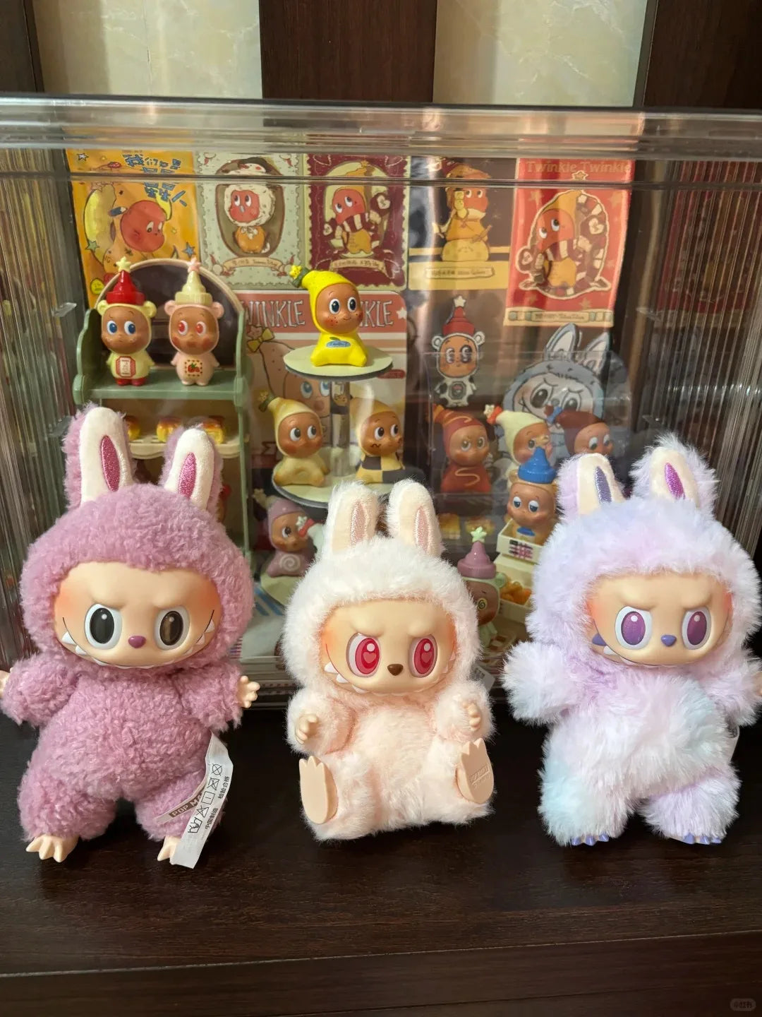 Original Popmart Labubu V1 V2 V3 The Monsters Macaron Have A Seat Big Into Energy Series Blind Box Vinyl Plush Doll Pendant