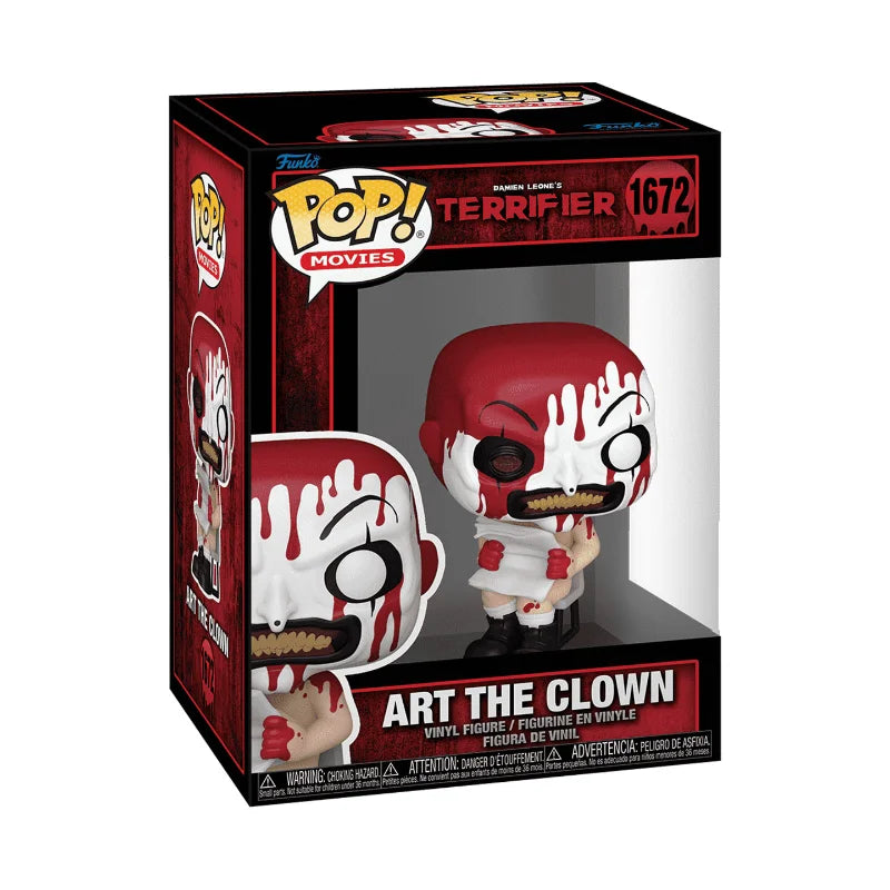 Funko POP! Art The Clown - Terrifier Horror Peripheral Action Figure | Trendy Collectible Statue | Decorative Figurine | Gift