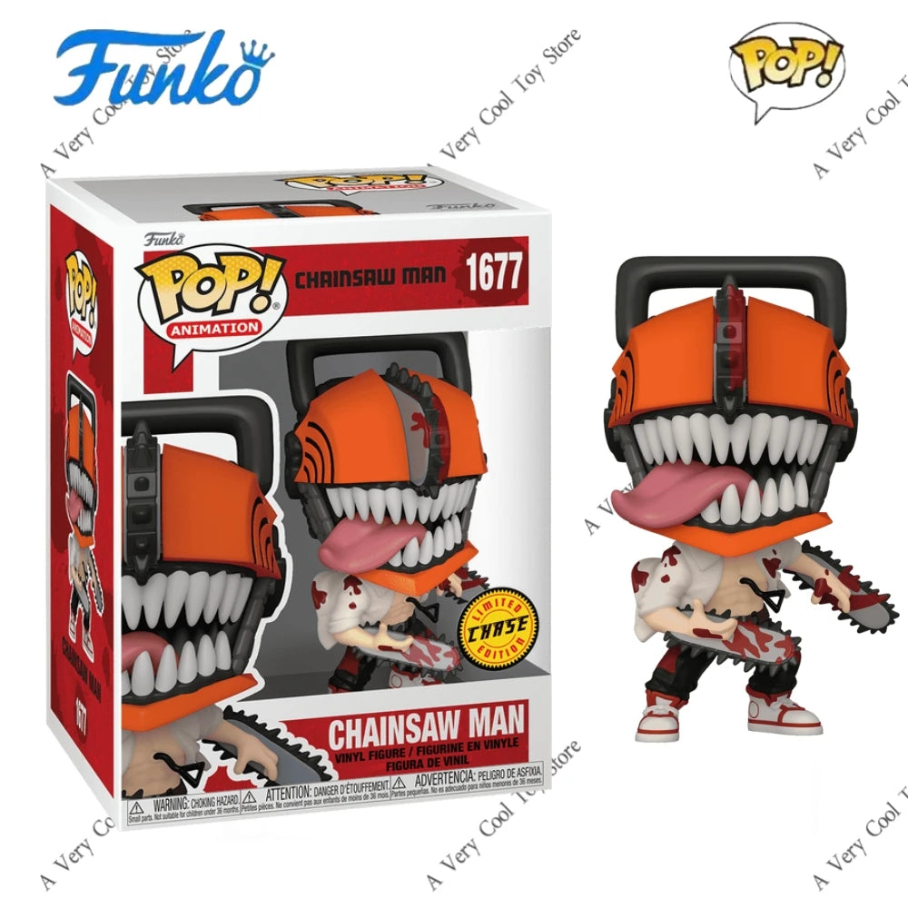 Chainsaw Man 1667 Figures Funko Pop (Chase Variants)Vinyl Figure Collectible Limited Edition Desktop Decoration Model Toy Gift