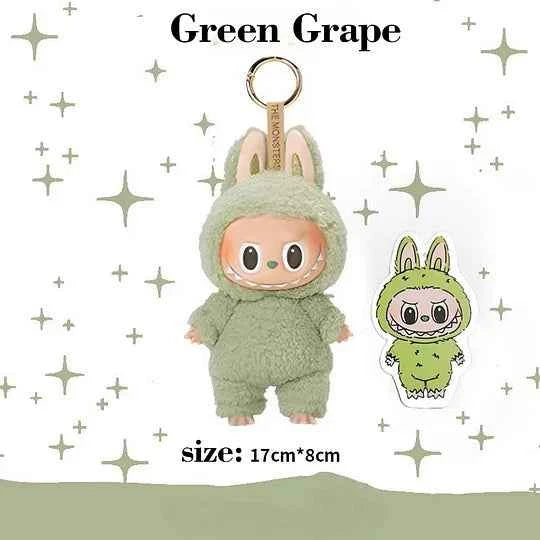 Original Popmart Labubu V1 V2 V3 The Monsters Macaron Have A Seat Big Into Energy Series Blind Box Vinyl Plush Doll Pendant