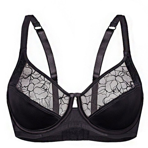 Sassa Marvelous Satin Semi Sheer Bra - Creak Parlor Shop