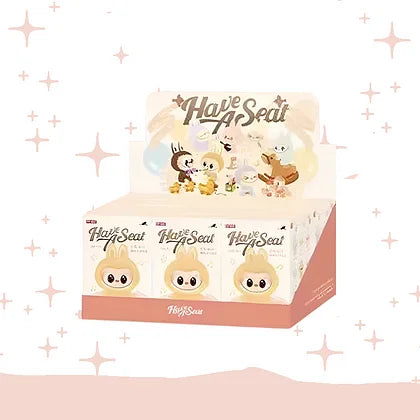 Original Popmart Labubu V1 V2 V3 The Monsters Macaron Have A Seat Big Into Energy Series Blind Box Vinyl Plush Doll Pendant