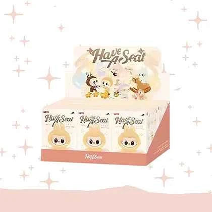 Original Popmart Labubu V1 V2 V3 The Monsters Macaron Have A Seat Big Into Energy Series Blind Box Vinyl Plush Doll Pendant