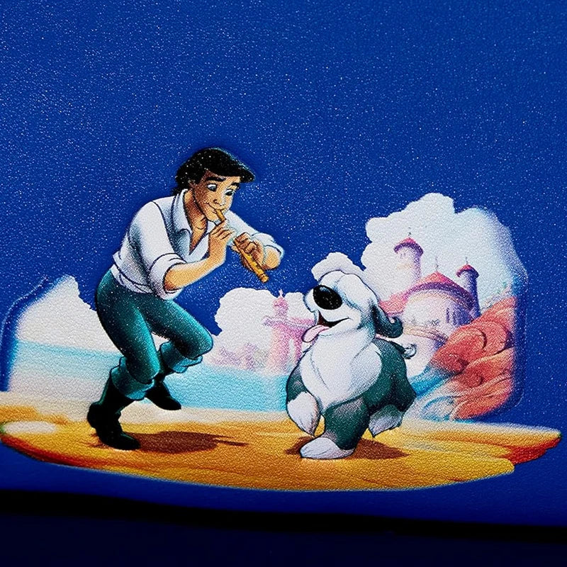 New Loungefly Disney Little Mermaid Snow Globe Sequin Mini Backpack