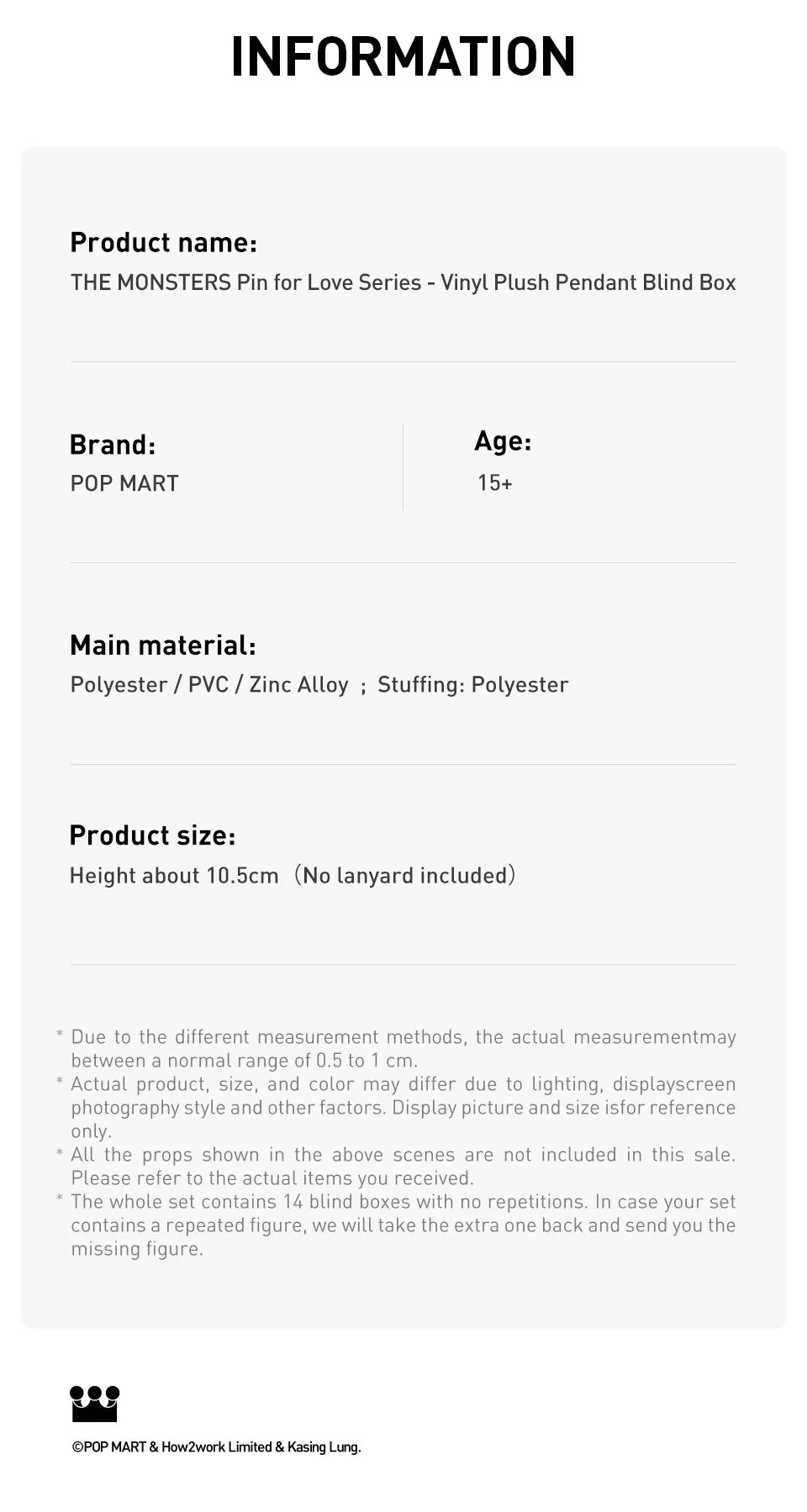 Pop Mart Official LABUBU Heart Code Blind Box, 2024 Viral New, Authentic Doll, Worldwide Fast Shipping!