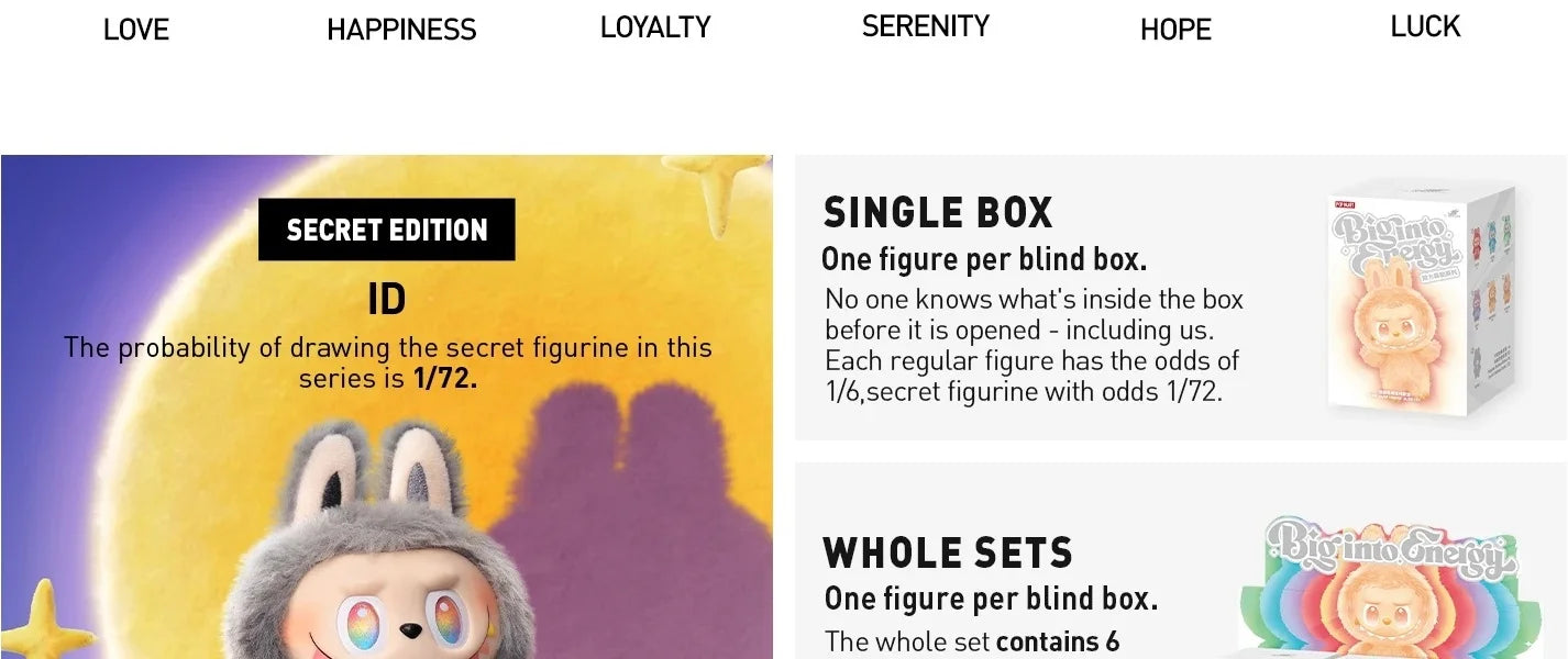 Original POP MART THE MONSTERS Labubu Doll Big into Energy Series Vinyl Plush Toys Blind Box Mystery Box Figure Ornaments Gift