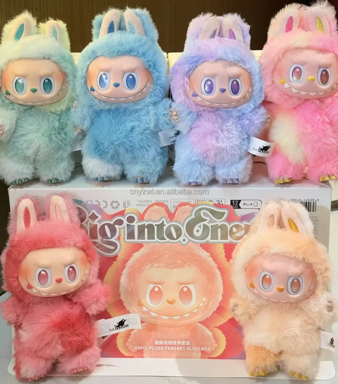 Original POP MART THE MONSTERS Labubu Doll Big into Energy Series Vinyl Plush Toys Blind Box Mystery Box Figure Ornaments Gift