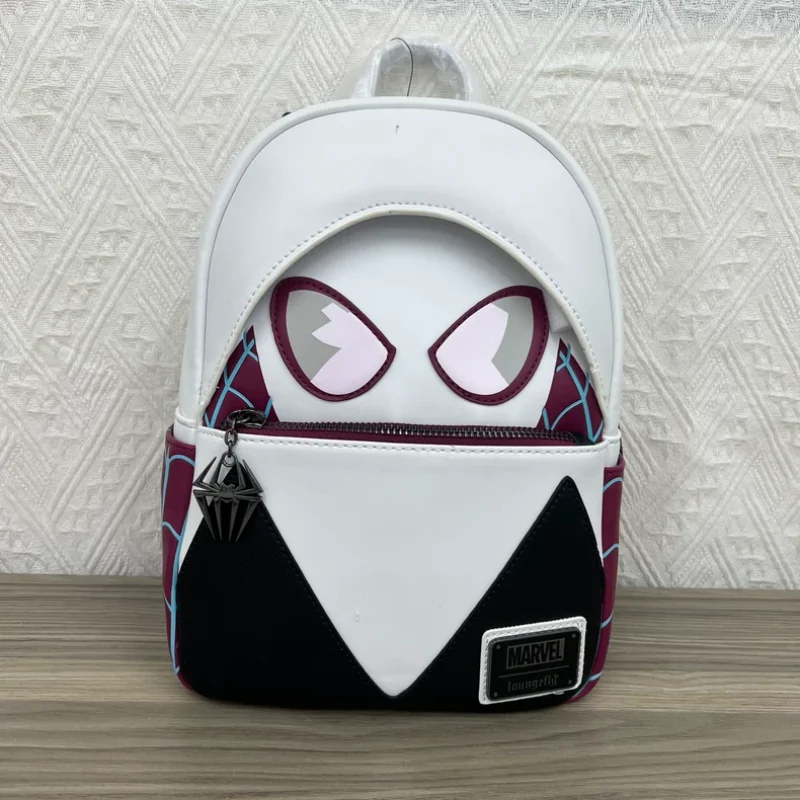 Loungefly Backpack Spider Man Gwen Infinite Legends Iron Man Fashion Anime Backpack For Boys And Girls Mini Kids School Bag