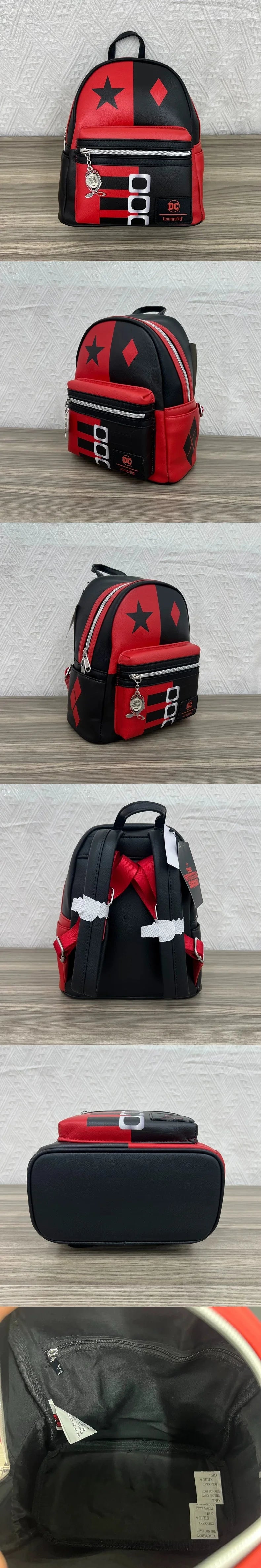 Loungefly Backpack Spider Man Gwen Infinite Legends Iron Man Fashion Anime Backpack For Boys And Girls Mini Kids School Bag