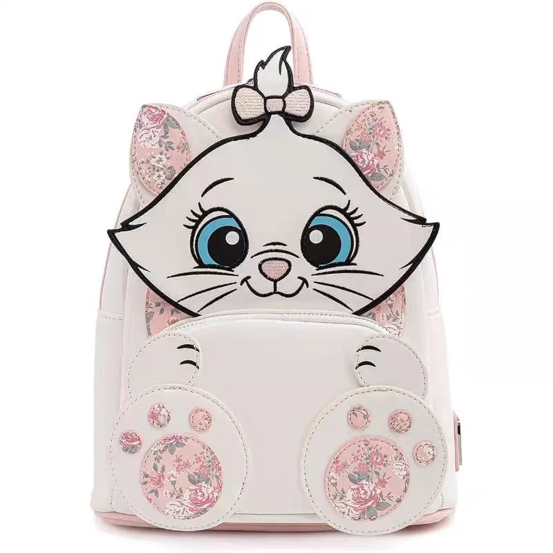 New Loungefly Disney The Aristocats Sleeping Marie Toulouse Berlioz Mini Backpack Student Bag Girl Gifts Cute Children Backpack