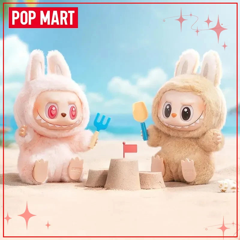 Original Popmart Labubu V1 V2 V3 The Monsters Macaron Have A Seat Big Into Energy Series Blind Box Vinyl Plush Doll Pendant