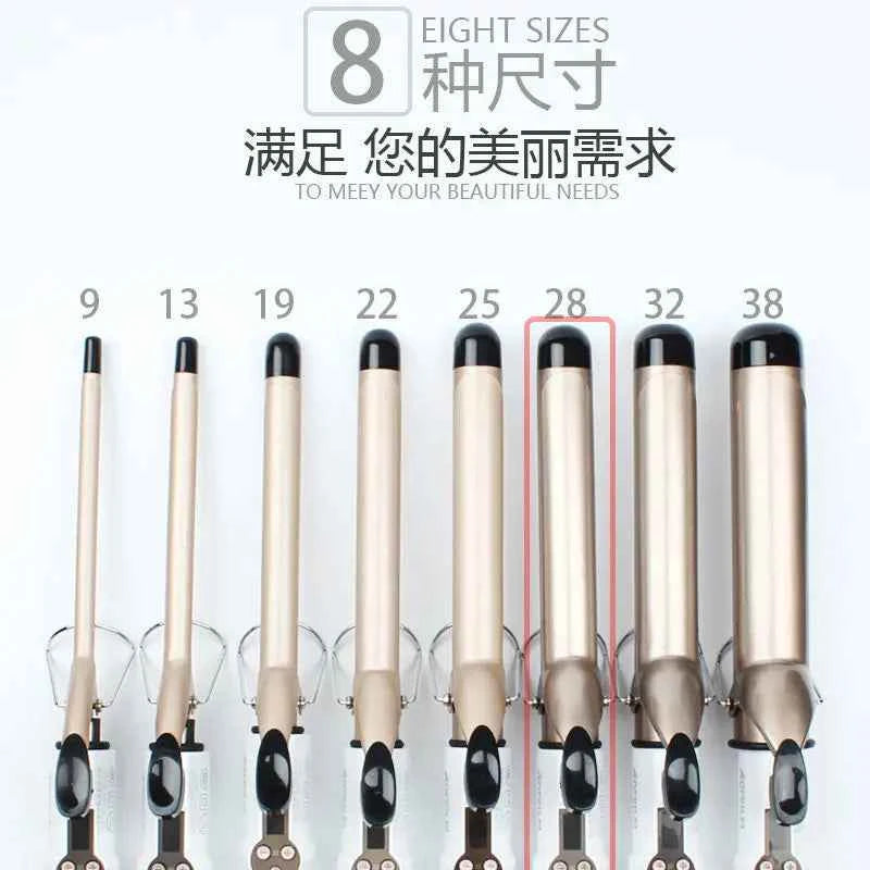 Hair Curlers Waves Electric Professional Ceramic Hair Curler Lcd Curling Iron Roller Curls Wand Waver Fashion Styling Tools