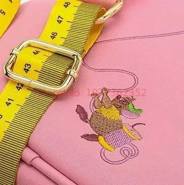2024 New Loungefly Disney Cinderella Backpack Pink Commemorative Backpack Cute Kids Backpack Girls Backpack Casual Bag Gift