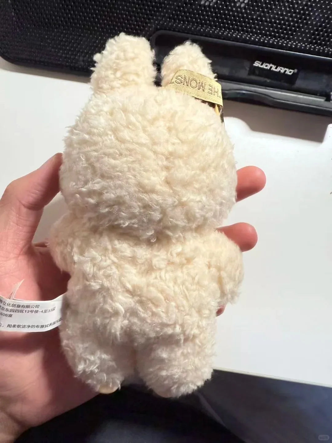 Original Popmart Labubu V1 V2 V3 The Monsters Macaron Have A Seat Big Into Energy Series Blind Box Vinyl Plush Doll Pendant