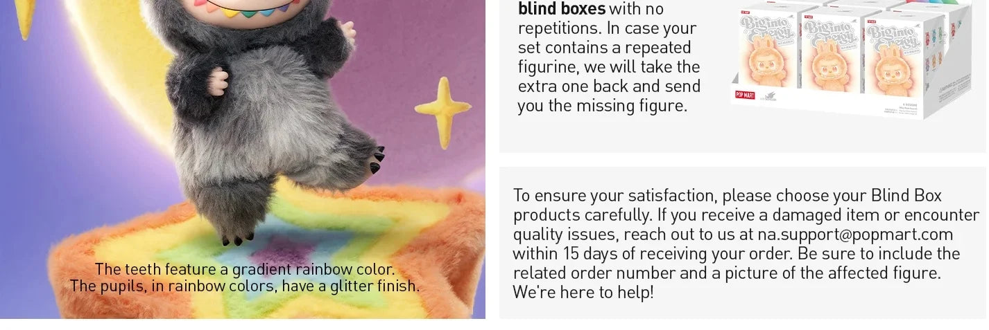 Original POP MART THE MONSTERS Labubu Doll Big into Energy Series Vinyl Plush Toys Blind Box Mystery Box Figure Ornaments Gift