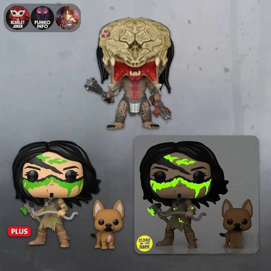 Genuine Funko Pop Prey Feral Predator Action Anime Figurines Doll Naru Noctilucent Statue Doll Decor Global Limited Collect Toy
