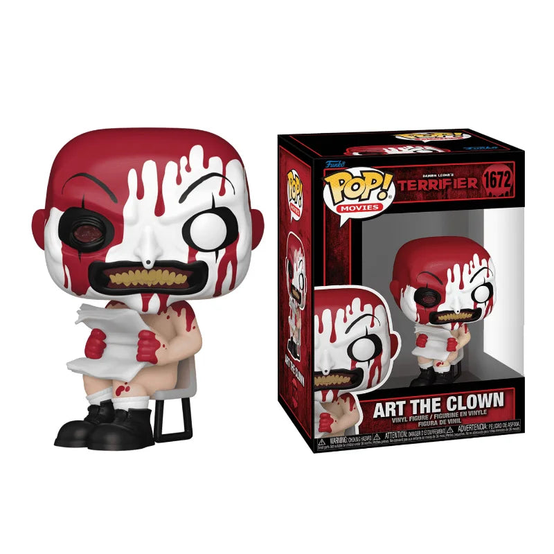 Funko POP! Art The Clown - Terrifier Horror Peripheral Action Figure | Trendy Collectible Statue | Decorative Figurine | Gift
