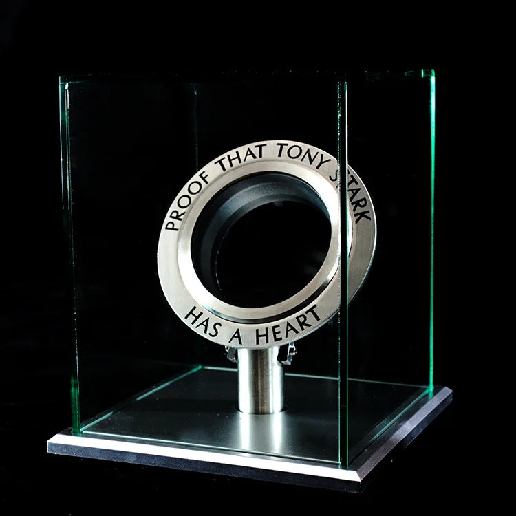 Avenger Iron Man Mk1 Arc Reactor Tony Stark Heart Of Mark Figure Led Light Model Superhero 1:1 Cosplay Toys Chest Lamp Kids Gift